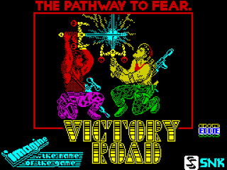 Victory Road title screen for ZX Spectrum
